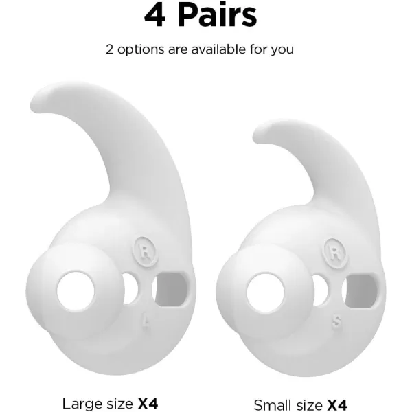 elago Earbuds Hook Cover Compatible with Apple AirPods 2 amp 1 or EarPods Ergonomic Design Durable Construction Full Access 4 Pairs 2 Large  2 Small Nightglow Blueelago Earbuds Hook Cover Compatible with Apple AirPods 2 amp 1 or EarPods Ergonomic Design Durable Construction Full Access 4 Pairs 2 Large  2 Small Nightglow Blue