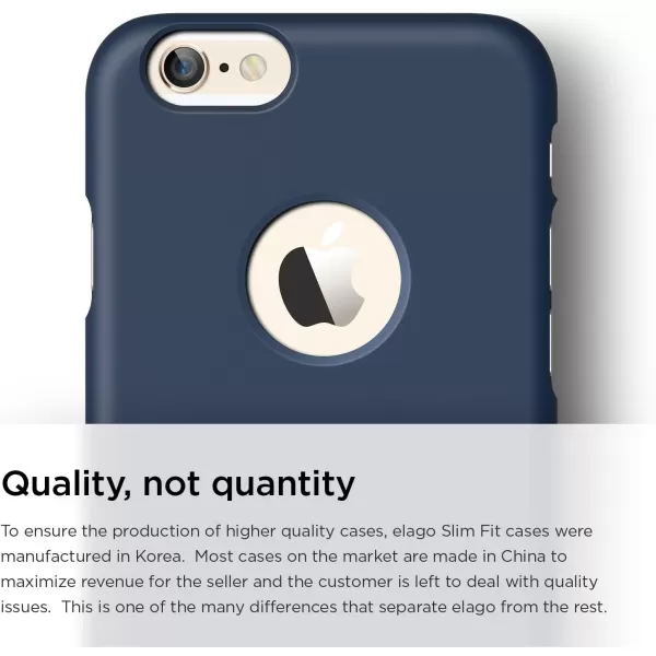 iPhone 6S Case elago Slim FitSoft Feel Jean Indigo  LightMinimalisticTrue Fit  for iPhone 66SiPhone 6S Case elago Slim FitSoft Feel Jean Indigo  LightMinimalisticTrue Fit  for iPhone 66S