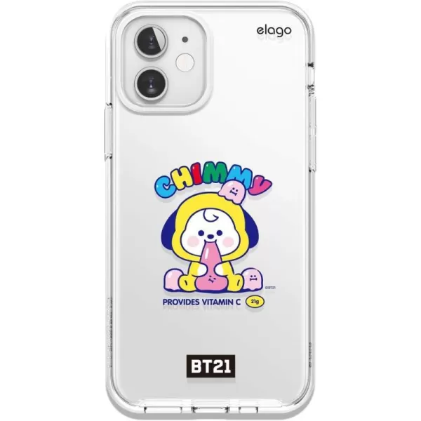 elago BT21 Hybrid Case Compatible with iPhone 12 Mini 54 Inch Durable Full Body Protection Raised Lip Screen amp Camera Protection Official Merchandise CookyCHIMMY