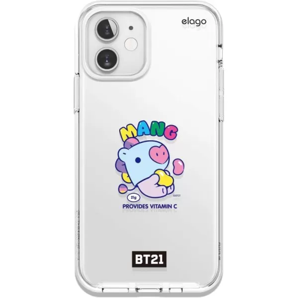 elago BT21 Hybrid Case Compatible with iPhone 12 Mini 54 Inch Durable Full Body Protection Raised Lip Screen amp Camera Protection Official Merchandise CookyMANG