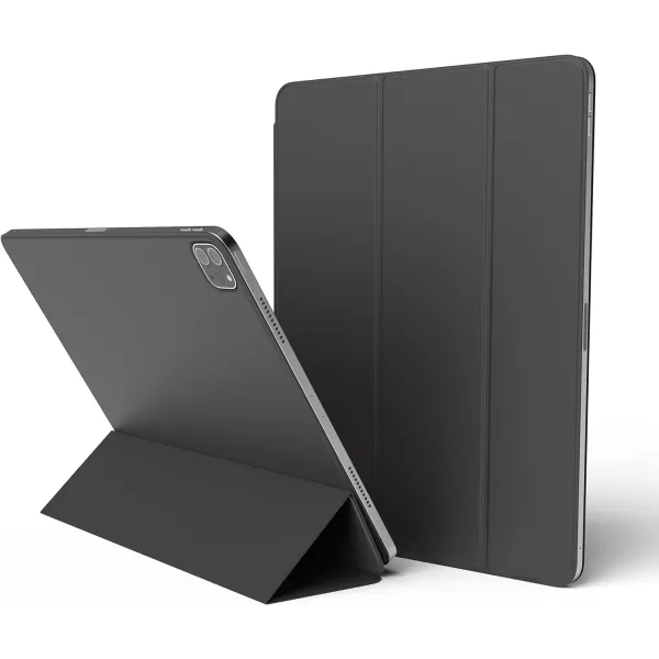 elago Case for iPad Pro 129 6th 5th 4th Generation  iPad Case with Magnetic Attachment to Metal Materials Compatible with Apple iPad Pencil and elagos Pencil case Light GreyDark Grey