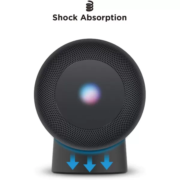 elago HomePod Stand Compatible with 2023 New HomePod 2nd GenerationHomePod 1 Speaker  Proper EQ Easier to Control with Better Indicator Visibility MidnightBlack