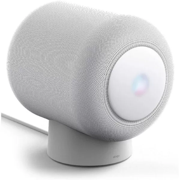 elago HomePod Stand Compatible with 2023 New HomePod 2nd GenerationHomePod 1 Speaker  Proper EQ Easier to Control with Better Indicator Visibility MidnightWhite