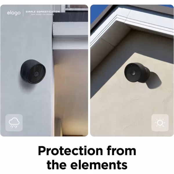 elago Silicone Cover Compatible with Google Nest Cam Outdoor or Indoor Battery  Magnetic Mount Cover Included All Weather Protection Easy Installation Dark BrownNest Cam  Magnetic Mount Black