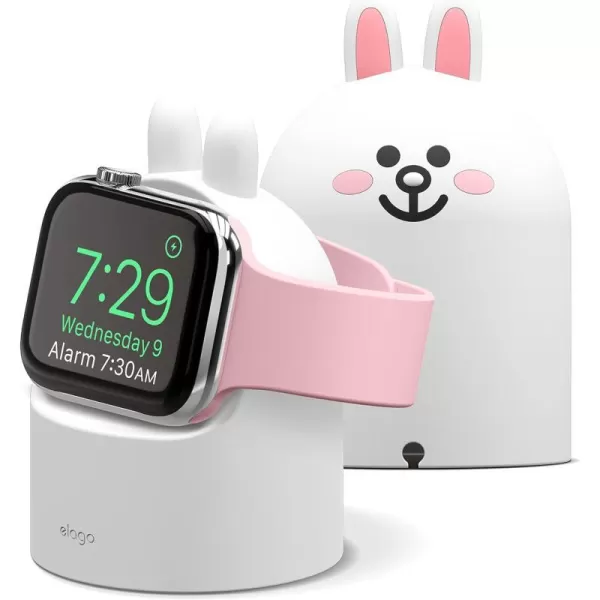 elago  LINE Friends W2 Charger Stand Compatible with Apple Watch Series Ultra2Ultra9876SE54321SE 49mm 45mm 44mm 42mm 41mm 40mm 38mm Nightstand Mode SallyCONY