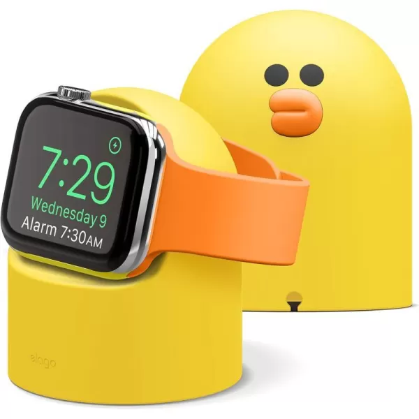 elago  LINE Friends W2 Charger Stand Compatible with Apple Watch Series Ultra2Ultra9876SE54321SE 49mm 45mm 44mm 42mm 41mm 40mm 38mm Nightstand Mode SallySALLY