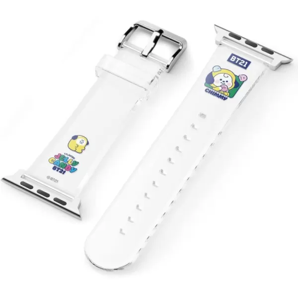 elago BT21 Band Compatible with Apple Watch Band 38mm 40mm 41mm 42mm 44mm 45mm 49mm compatible with iWatch Series Ultra2UltraSE9876SE54321 Soft Protective Strap Official Merchandise38mm40mm41mm CHIMMY