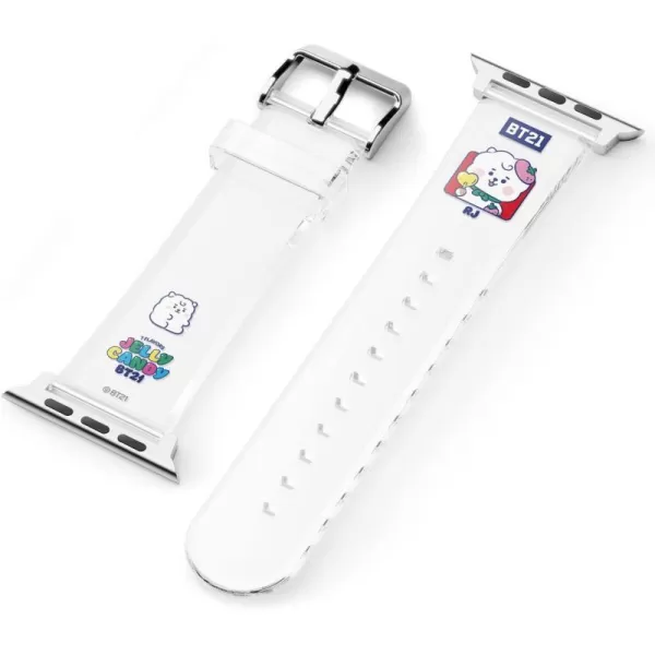 elago BT21 Band Compatible with Apple Watch Band 38mm 40mm 41mm 42mm 44mm 45mm 49mm compatible with iWatch Series Ultra2UltraSE9876SE54321 Soft Protective Strap Official Merchandise38mm40mm41mm RJ