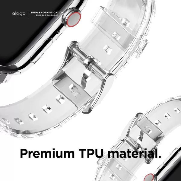 Bundle elago W2 Apple Watch Stand and Apple Watch Clear Band 38mm40mm41mmBundle elago W2 Apple Watch Stand and Apple Watch Clear Band 38mm40mm41mm