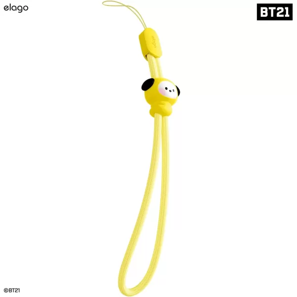 elago  LINE FRIENDS BT21 OFFICIAL MERCHANDISE Lanyard Wrist Strap phone charm keychain  Anti Drop Extra Security Adjustable Button widely ApplicableCHIMMY