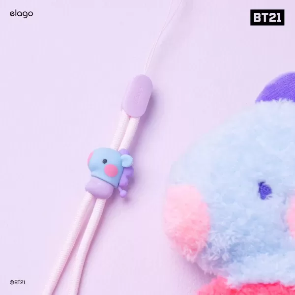 elago  LINE FRIENDS BT21 OFFICIAL MERCHANDISE Lanyard Wrist Strap phone charm keychain  Anti Drop Extra Security Adjustable Button widely ApplicableMANG