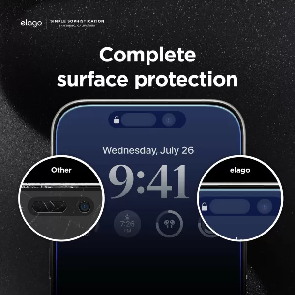 elago 2 Pcs Privacy Glass Screen Protector Compatible with iPhone 15 Pro Max  Protect Privacy 9H Surface Hardness ShatterProof Scratch ProtectioniPhone 15 Pro 2Pcs