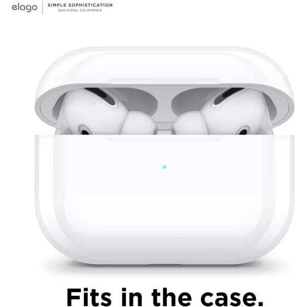 elago 6 Pairs AirPods Pro Ear Tips with Integrated Earbuds Cover Designed for Apple AirPods Pro Fit in The Case AntiSlip 3 Sizes Large  Medium  Small US Patent Registered Dark GreyNightglow Blue