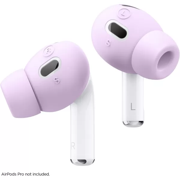 elago 6 Pairs Compatible with AirPods Pro 2 Ear Tips with Earbuds Cover Compatible with Apple AirPods Pro 2nd Generation 3 Sizes Large  Medium  Small US Patent Registered LavenderLavender