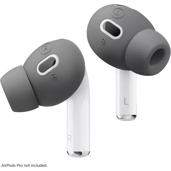 elago 6 Pairs Compatible with AirPods Pro 2 Ear Tips with Earbuds Cover Compatible with Apple AirPods Pro 2nd Generation 3 Sizes Large  Medium  Small US Patent Registered LavenderDark Grey