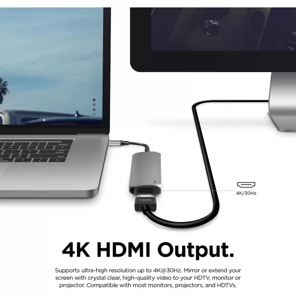 elago 6 in 1 Card Reader Compatible with MacBook Pro and Other USB TypeC Devices 4K HDMI SDTFMicro SD Slot PD Charging Port 2 USB 30 Portselago 6 in 1 Card Reader Compatible with MacBook Pro and Other USB TypeC Devices 4K HDMI SDTFMicro SD Slot PD Charging Port 2 USB 30 Ports