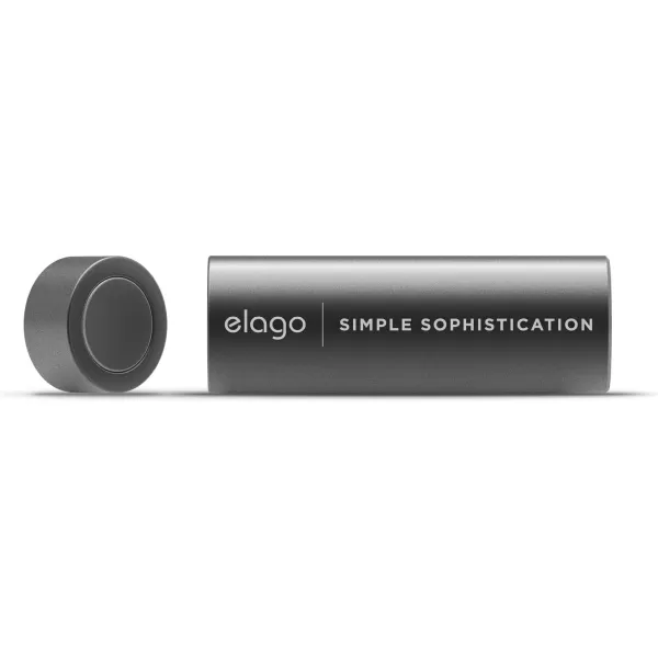 elago Aluminum Magnetic Holder for Business Cards and Photos SilverDark Grey