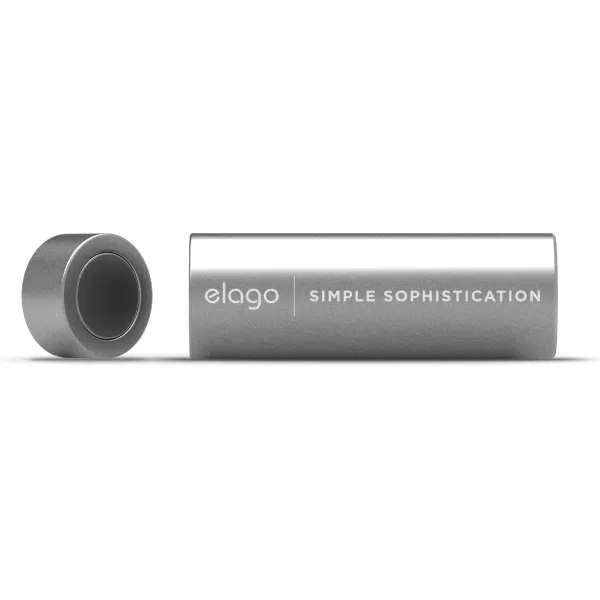 elago Aluminum Magnetic Holder for Business Cards and Photos SilverSilver