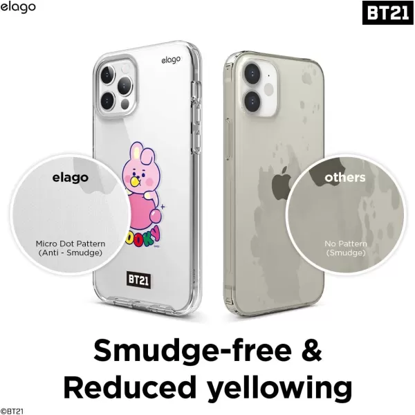 elago BT21 Hybrid Case Compatible with iPhone 12 Compatible with iPhone 12 Pro 61 Inch Durable Full Body Protection Raised Lip Screen amp Camera Protection Official Merchandise CookyCOOKY