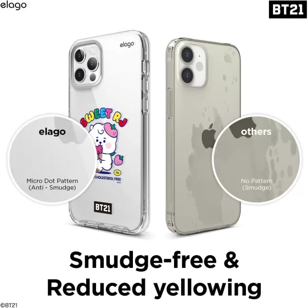 elago BT21 Hybrid Case Compatible with iPhone 12 Compatible with iPhone 12 Pro 61 Inch Durable Full Body Protection Raised Lip Screen amp Camera Protection Official Merchandise CookyRJ