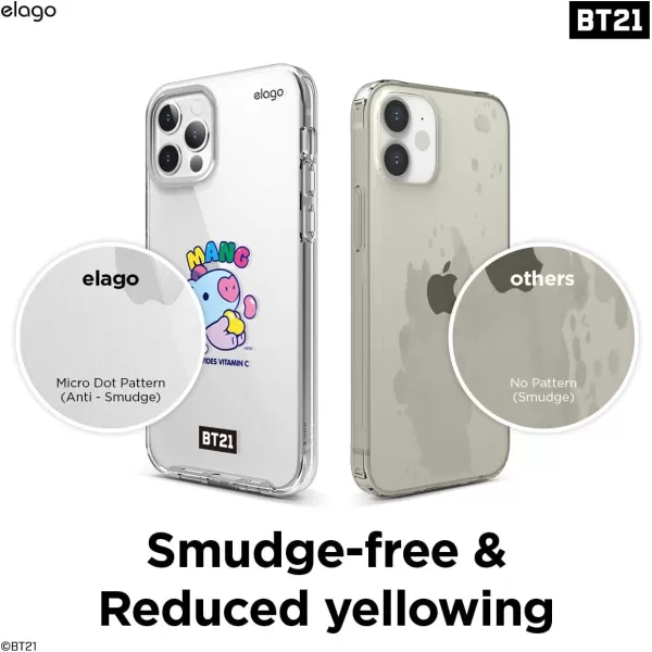 elago BT21 Hybrid Case Compatible with iPhone 12 Compatible with iPhone 12 Pro 61 Inch Durable Full Body Protection Raised Lip Screen amp Camera Protection Official Merchandise CookyMANG