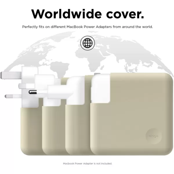 elago Charger Cover Compatible with MacBook Pro 14 M3 2023 with 8 amp 11core CPU MacBook Pro 13 M2 2022 MacBook Pro 14 M1 Pro with 8core CPU 2021 and MacBook Pro 13 20162020 Dark GreyClassic White