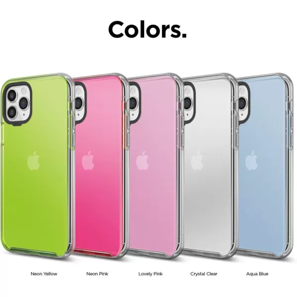 elago Clear Hybrid Case Compatible with iPhone 11 Pro Aqua BlueCrystal Clear