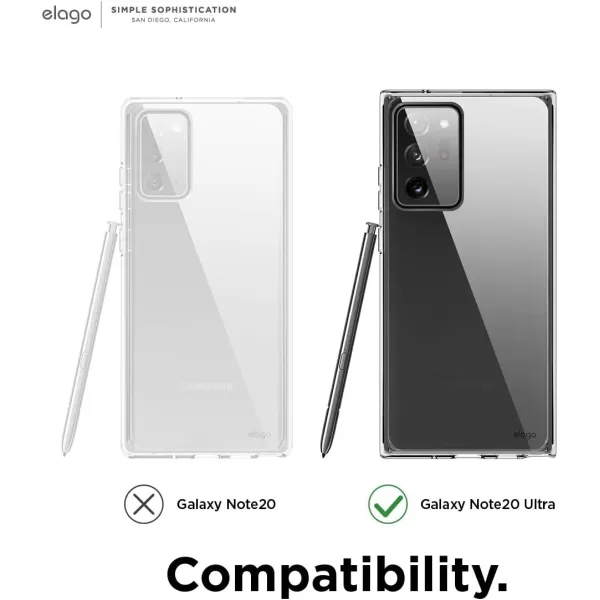 elago Compatible with Galaxy Note 20 Ultra Case  Clear Case for Galaxy Note 20 Ultra Case Clear Soft TPU  Hard PC Hybrid Bumper Case  Shockproof Bumper Cover Protective Caseelago Compatible with Galaxy Note 20 Ultra Case  Clear Case for Galaxy Note 20 Ultra Case Clear Soft TPU  Hard PC Hybrid Bumper Case  Shockproof Bumper Cover Protective Case