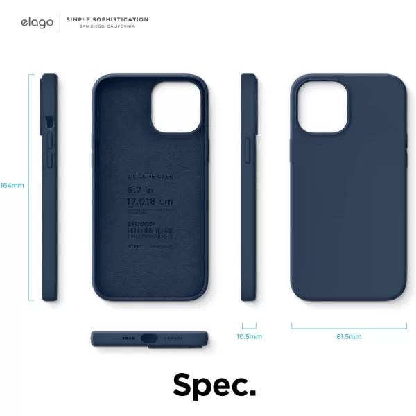 elago Compatible with iPhone 12 Mini Case Liquid Silicone Case Full Body Protective Cover Shockproof Slim Phone Case AntiScratch Soft Microfiber Lining 54 inch OrangeiPhone 12 Pro Max Jean Indigo