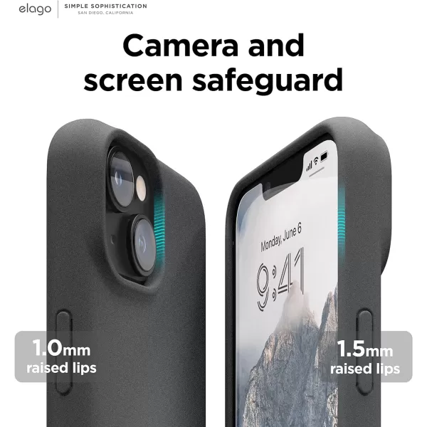 elago Compatible with iPhone 14 Case Pebble Case Full Body Protective Cover Shockproof Special Pebble Coated Slim AntiScratch 61 inch Dark Greyelago Compatible with iPhone 14 Case Pebble Case Full Body Protective Cover Shockproof Special Pebble Coated Slim AntiScratch 61 inch Dark Grey