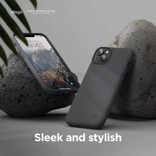 elago Compatible with iPhone 14 Plus Case Pebble Case Full Body Protective Cover Shockproof Special Pebble Coated Slim AntiScratch 67 inch Dark Greyelago Compatible with iPhone 14 Plus Case Pebble Case Full Body Protective Cover Shockproof Special Pebble Coated Slim AntiScratch 67 inch Dark Grey