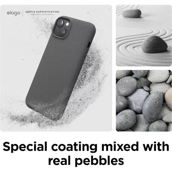 elago Compatible with iPhone 14 Plus Case Pebble Case Full Body Protective Cover Shockproof Special Pebble Coated Slim AntiScratch 67 inch Dark Greyelago Compatible with iPhone 14 Plus Case Pebble Case Full Body Protective Cover Shockproof Special Pebble Coated Slim AntiScratch 67 inch Dark Grey