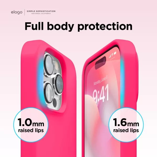 elago Compatible with iPhone 14 Pro Max Case Liquid Silicone Case Full Body Protective Cover Shockproof Slim Phone Case AntiScratch Soft Microfiber Lining 67 inch StoneiPhone 14 Pro Ice Red