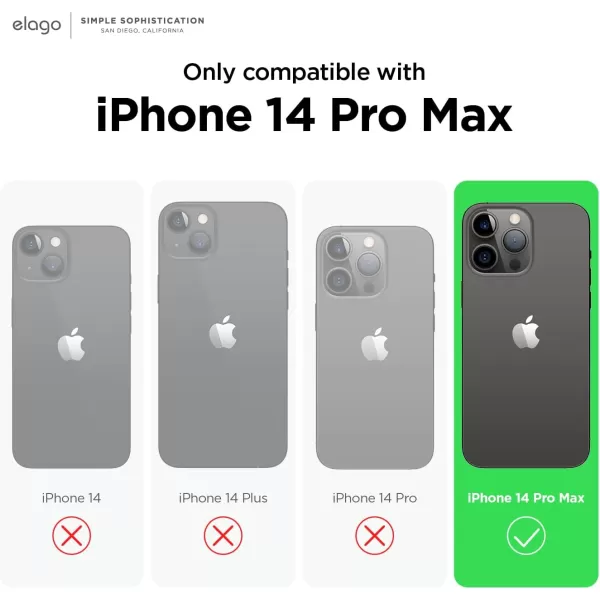 elago Compatible with iPhone 14 Pro Max Case Liquid Silicone Case Full Body Protective Cover Shockproof Slim Phone Case AntiScratch Soft Microfiber Lining 67 inch StoneiPhone 14 Pro Max Cedar Green