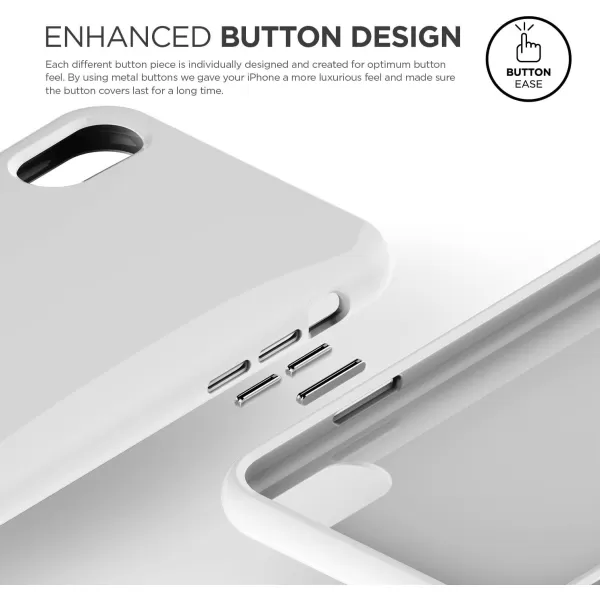 elago Cushion Series for iPhone Xs case iPhone X Case Upgrade Version  AntiSmudge Coat Shock Absorbing TPU Protective Cover for Apple iPhone Xs 2018 iPhone X 2017  Whiteelago Cushion Series for iPhone Xs case iPhone X Case Upgrade Version  AntiSmudge Coat Shock Absorbing TPU Protective Cover for Apple iPhone Xs 2018 iPhone X 2017  White