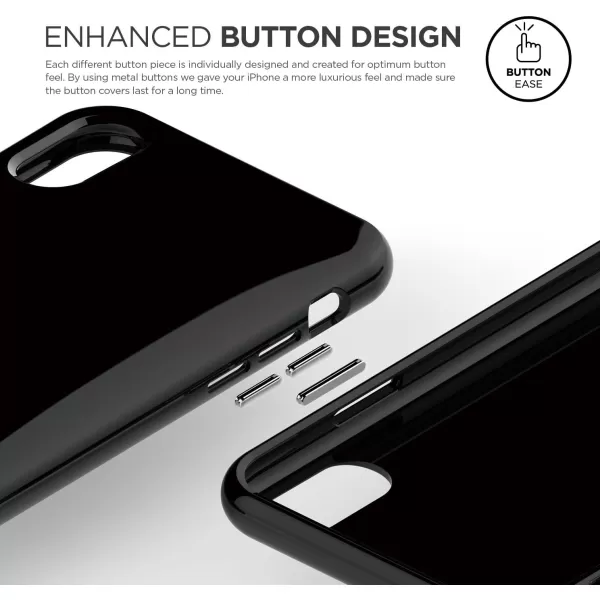 elago Cushion Series for iPhone Xs case iPhone X Case Upgrade Version  AntiSmudge Coat Shock Absorbing TPU Protective Cover for Apple iPhone Xs 2018 iPhone X 2017  Blackelago Cushion Series for iPhone Xs case iPhone X Case Upgrade Version  AntiSmudge Coat Shock Absorbing TPU Protective Cover for Apple iPhone Xs 2018 iPhone X 2017  Black