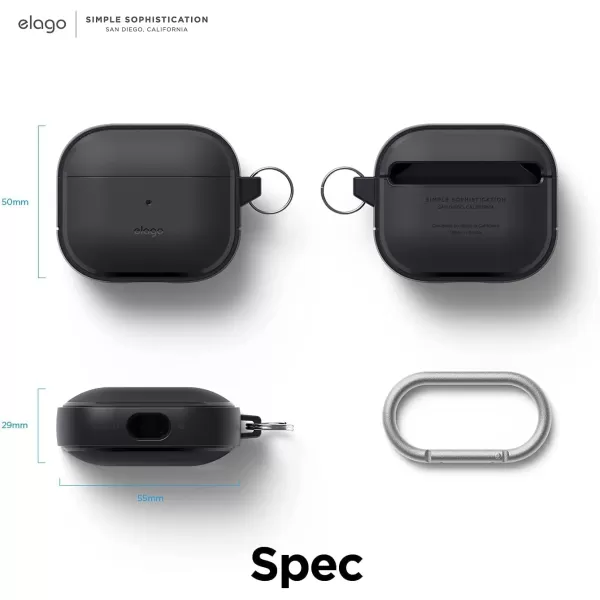 elago EDC Case Compatible with AirPods 3rd Generation Case  Compatible with AirPods 3 Case Cover Shock Absorbing Design Durable TPU Material Wireless Charging Full Body Protection Blackelago EDC Case Compatible with AirPods 3rd Generation Case  Compatible with AirPods 3 Case Cover Shock Absorbing Design Durable TPU Material Wireless Charging Full Body Protection Black