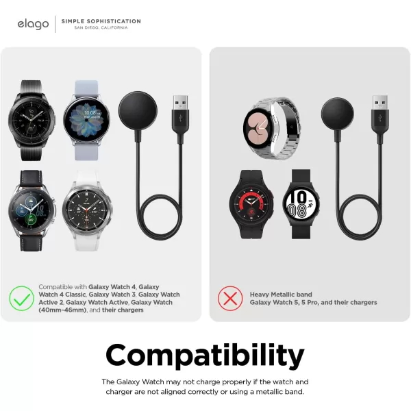 elago GW2 Compatible with Samsung Watch Charger for Galaxy Watch 4 Charger StandGalaxy Watch 4 ClassicGalaxy Watch 3 ChargerGalaxy Watch Active4046mmStone Charging Cable Not IncludedSand Pink