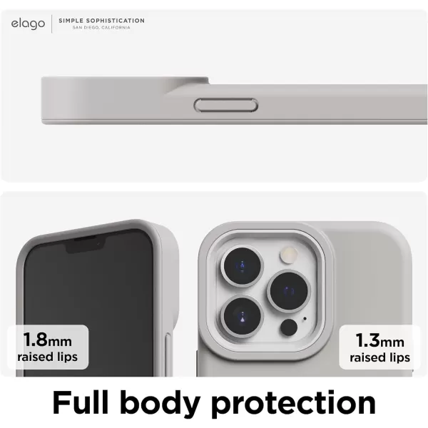 elago Glide Armor Case Designed for iPhone 13 Pro Max Case Drop Protection Shockproof Protective TPU Cover Upgraded Shockproof Mix and Match Parts Enhanced Camera Guard ClearLight BlueiPhone 13 Pro StoneWhite