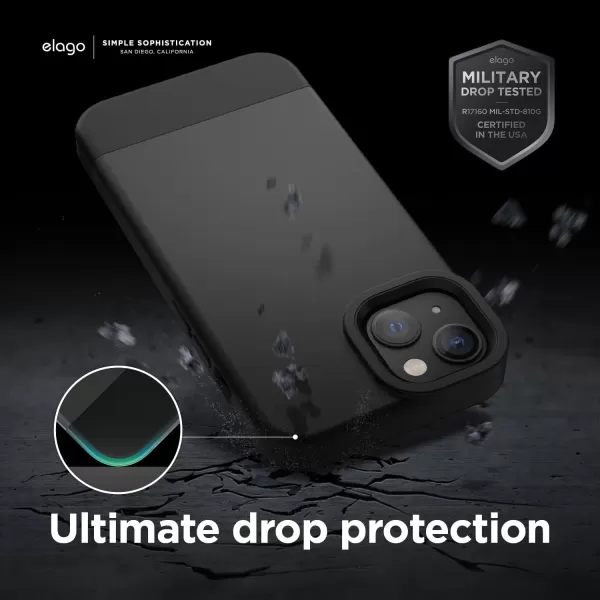 elago Glide Armor Case Designed for iPhone 13 Pro Max Case Drop Protection Shockproof Protective TPU Cover Upgraded Shockproof Mix and Match Parts Enhanced Camera Guard ClearLight BlueiPhone 13 Dark GrayLittle Green