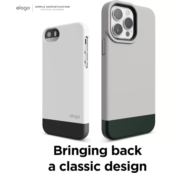 elago Glide Armor Case Designed for iPhone 13 Pro Max Case Drop Protection Shockproof Protective TPU Cover Upgraded Shockproof Mix and Match Parts Enhanced Camera Guard ClearLight BlueiPhone 13 Pro Max StoneDark Green