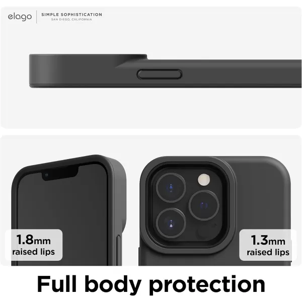 elago Glide Armor Case Designed for iPhone 13 Pro Max Case Drop Protection Shockproof Protective TPU Cover Upgraded Shockproof Mix and Match Parts Enhanced Camera Guard ClearLight BlueiPhone 13 Pro Dark GrayBlack