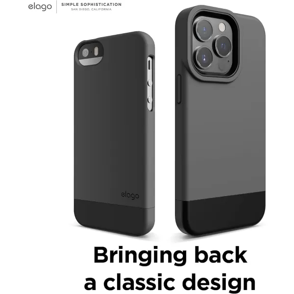 elago Glide Armor Case Designed for iPhone 13 Pro Max Case Drop Protection Shockproof Protective TPU Cover Upgraded Shockproof Mix and Match Parts Enhanced Camera Guard ClearLight BlueiPhone 13 Pro Dark GrayBlack