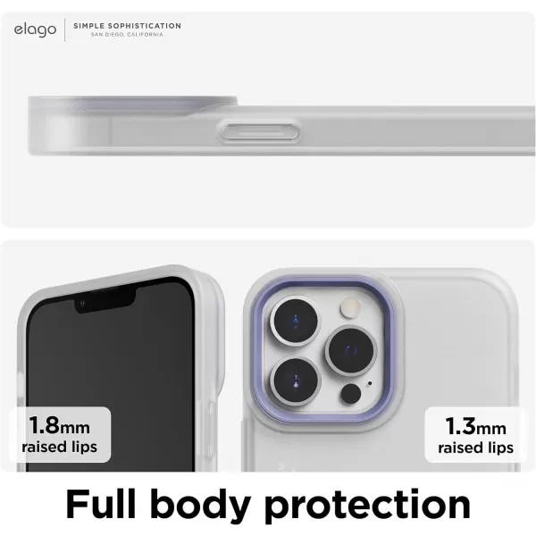 elago Glide Armor Case Designed for iPhone 13 Pro Max Case Drop Protection Shockproof Protective TPU Cover Upgraded Shockproof Mix and Match Parts Enhanced Camera Guard ClearLight BlueiPhone 13 Pro Max ClearPurple