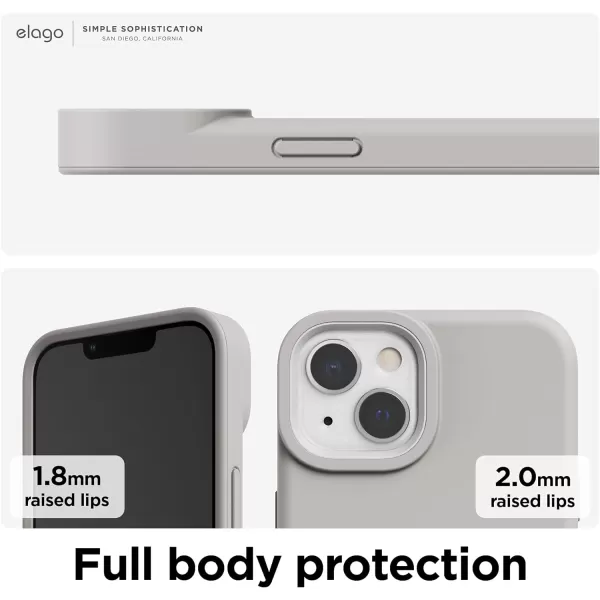 elago Glide Armor Case Designed for iPhone 13 Pro Max Case Drop Protection Shockproof Protective TPU Cover Upgraded Shockproof Mix and Match Parts Enhanced Camera Guard ClearLight BlueiPhone 13 StoneWhite