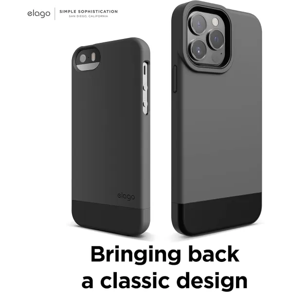 elago Glide Armor Case Designed for iPhone 13 Pro Max Case Drop Protection Shockproof Protective TPU Cover Upgraded Shockproof Mix and Match Parts Enhanced Camera Guard ClearLight BlueiPhone 13 Pro Max Dark GrayBlack