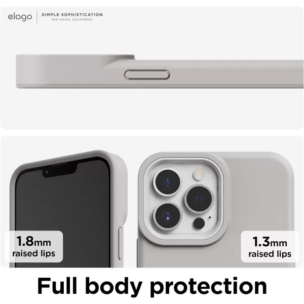 elago Glide Armor Case Designed for iPhone 13 Pro Max Case Drop Protection Shockproof Protective TPU Cover Upgraded Shockproof Mix and Match Parts Enhanced Camera Guard ClearLight BlueiPhone 13 Pro Max StoneWhite