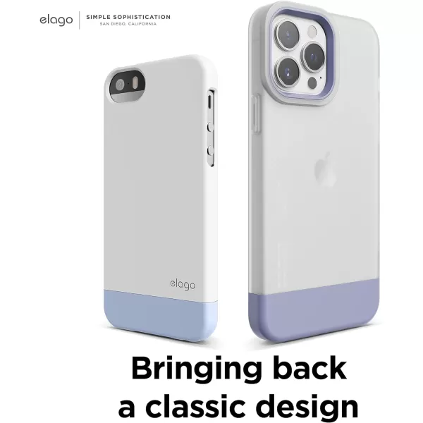 elago Glide Armor Case Designed for iPhone 13 Pro Max Case Drop Protection Shockproof Protective TPU Cover Upgraded Shockproof Mix and Match Parts Enhanced Camera Guard ClearLight BlueiPhone 13 Pro Max ClearPurple