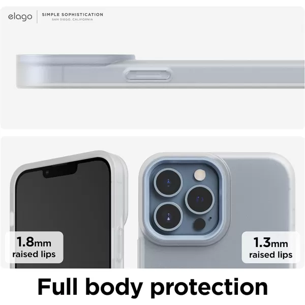 elago Glide Armor Case Designed for iPhone 13 Pro Max Case Drop Protection Shockproof Protective TPU Cover Upgraded Shockproof Mix and Match Parts Enhanced Camera Guard ClearLight BlueiPhone 13 Pro Max ClearLight Blue