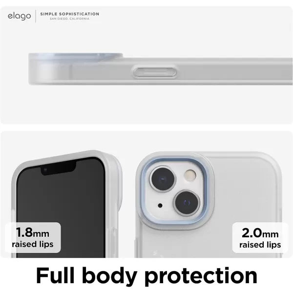 elago Glide Armor Case Designed for iPhone 13 Pro Max Case Drop Protection Shockproof Protective TPU Cover Upgraded Shockproof Mix and Match Parts Enhanced Camera Guard ClearLight BlueiPhone 13 ClearLight Blue